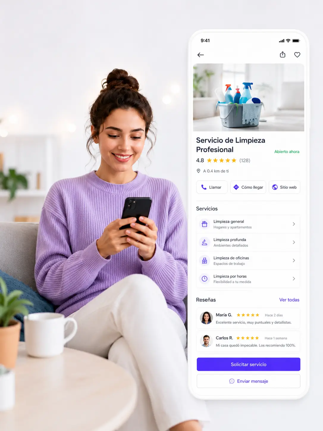 Exploración de web y perfil